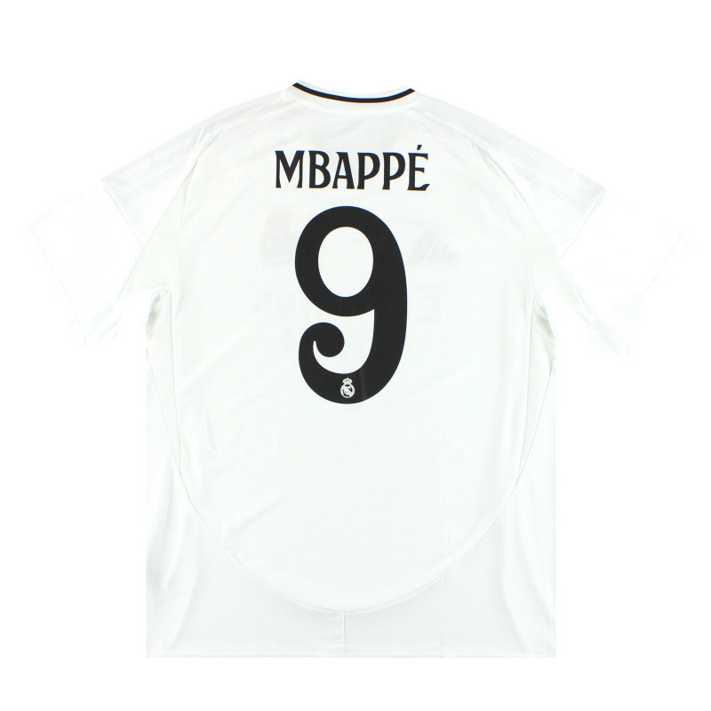 2024-25 Real Madrid adidas Heimtrikot Mbappé Nr. 9 *mit Etiketten* XL