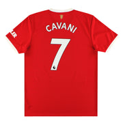 2021-22 Manchester United adidas Heimtrikot Cavani #7 L