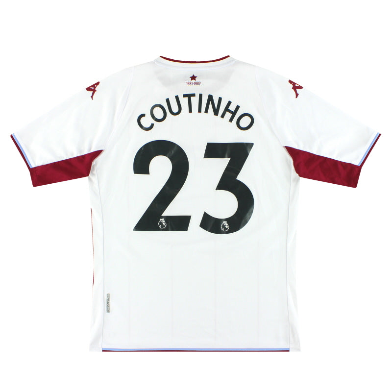2021-22 Aston Villa Kappa Kombat Auswärtstrikot Coutinho #23 L