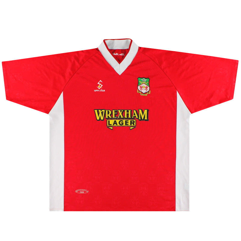 1999-00 Wrexham Millennium Heimtrikot #14 XXL