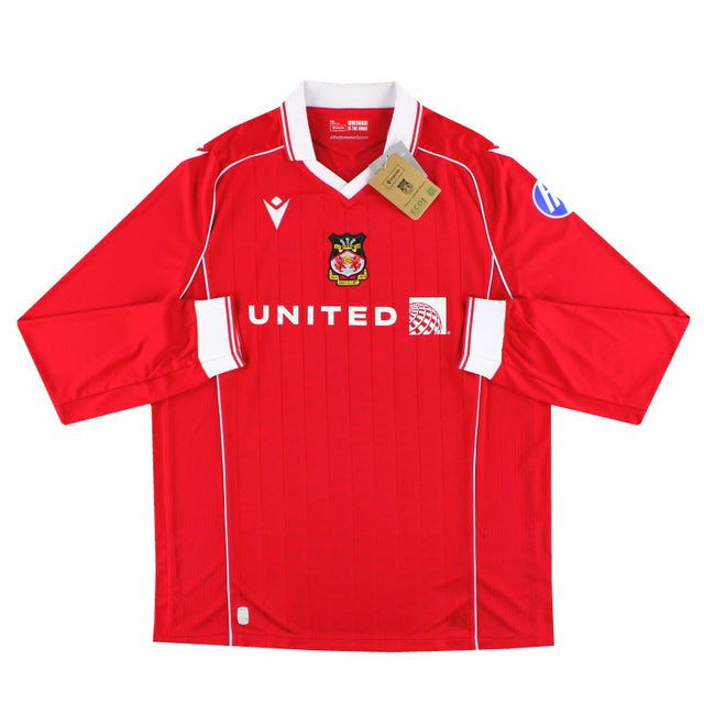 2025-26 Wrexham Macron Home Shirt L/S *BNIB* XL