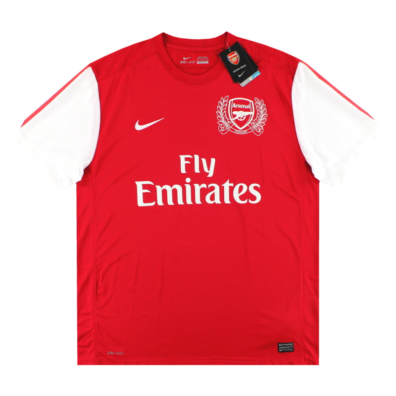 2011-12 Arsenal Nike Heimtrikot „125. Jubiläum“ *mit Etiketten* XL / mit Etiketten / XL