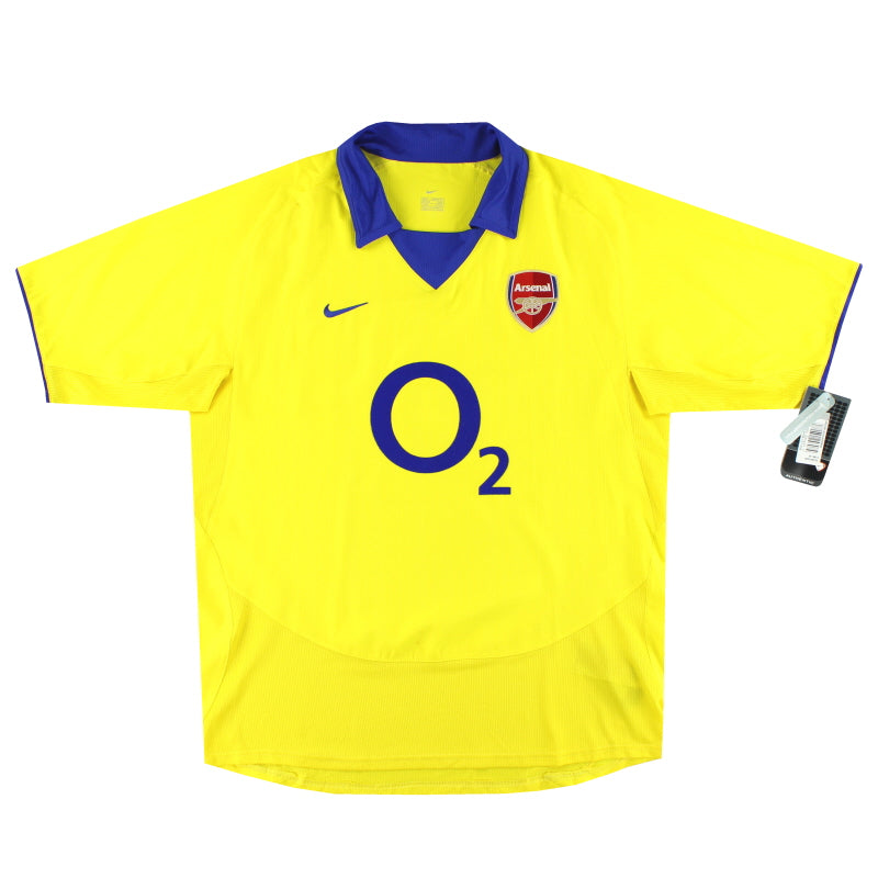 2003-04 Arsenal Nike Auswärtstrikot *mit Etiketten* L