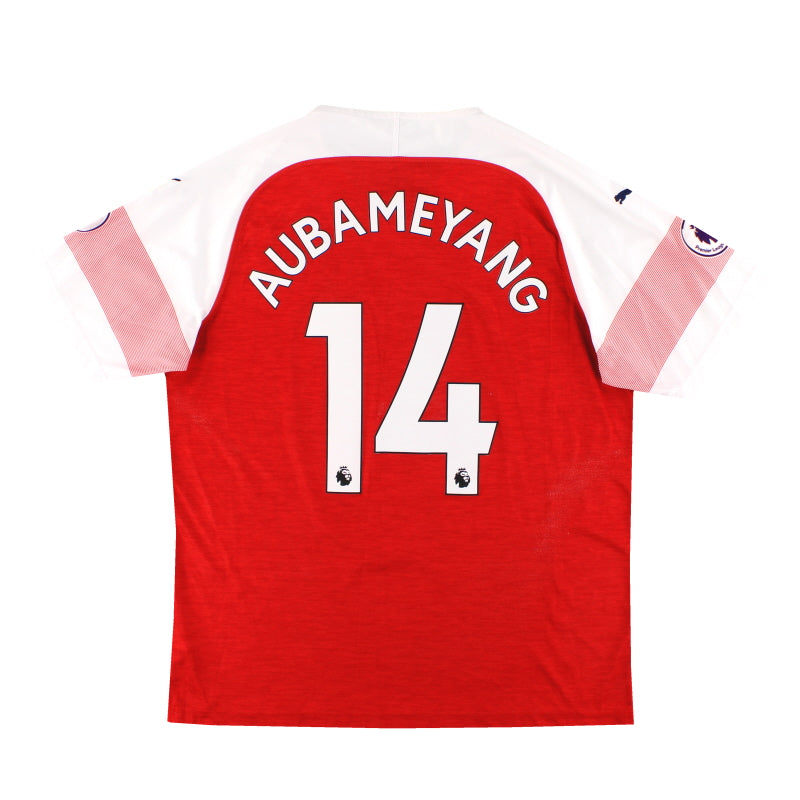 2018-19 Arsenal Puma Heimtrikot Aubameyang #14 XL