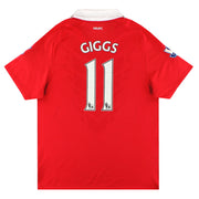 2010-11 Manchester United Nike Heimtrikot Giggs #11 L