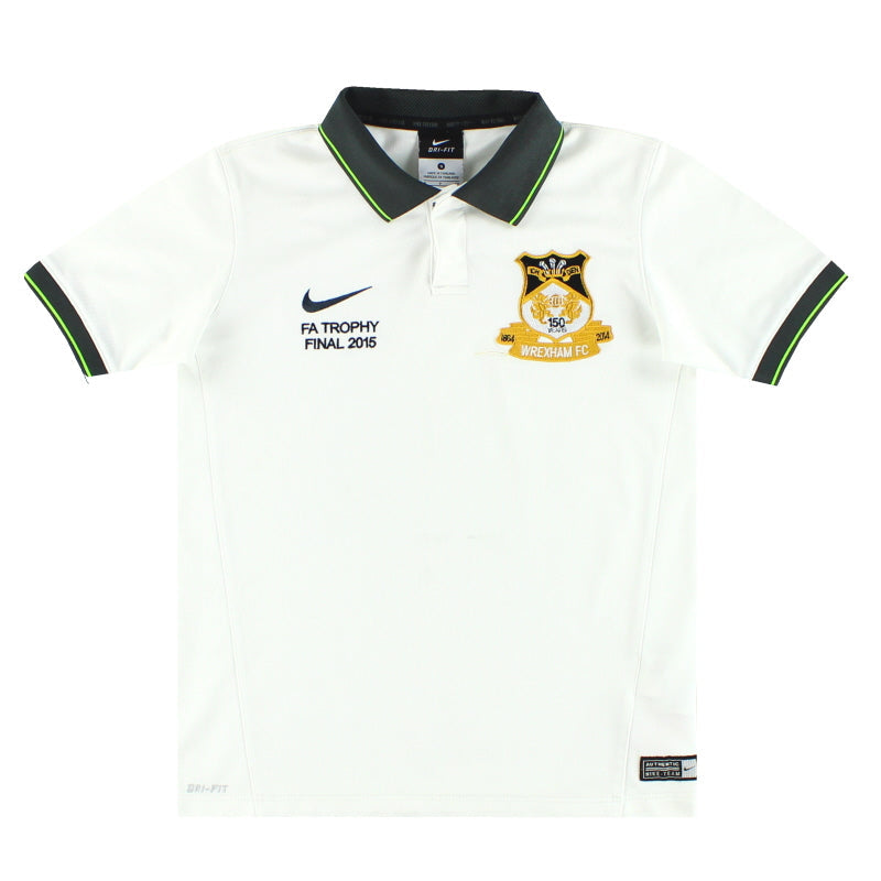 2015 Wrexham Nike 'FA Trophy Final' Poloshirt Jungen S