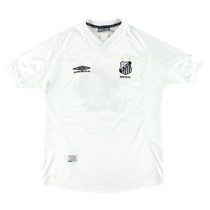 2001 Santos Umbro Heimtrikot #10 L