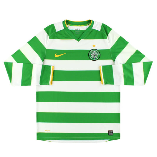 2008-10 Celtic Nike Home Shirt L/S M