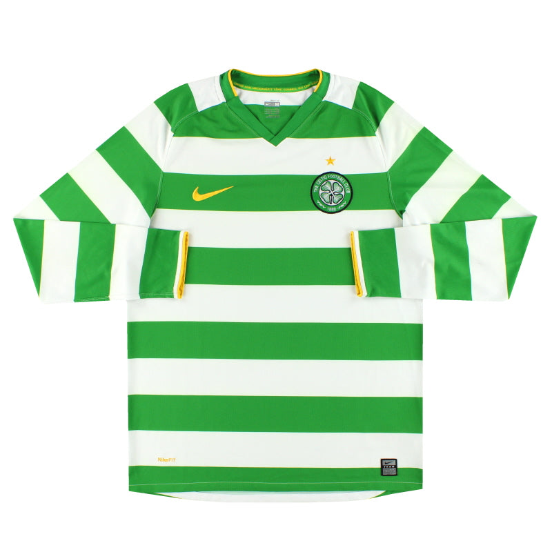2008-10 Celtic Nike Heimtrikot langarm M