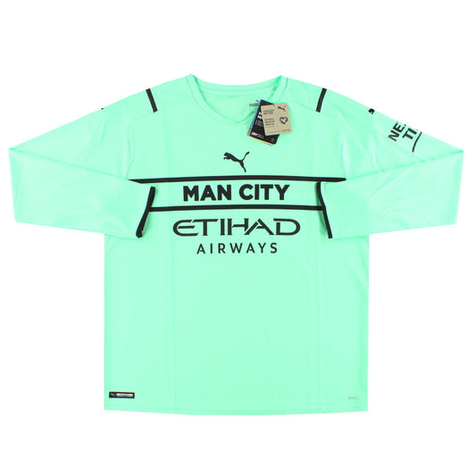 2021-22 Manchester City Puma Third Goalkeeper Shirt *w/tags* M