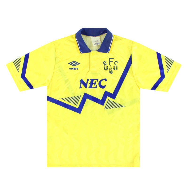 1990-92 Everton Umbro Away Shirt L.Boys - Classic Football Kit