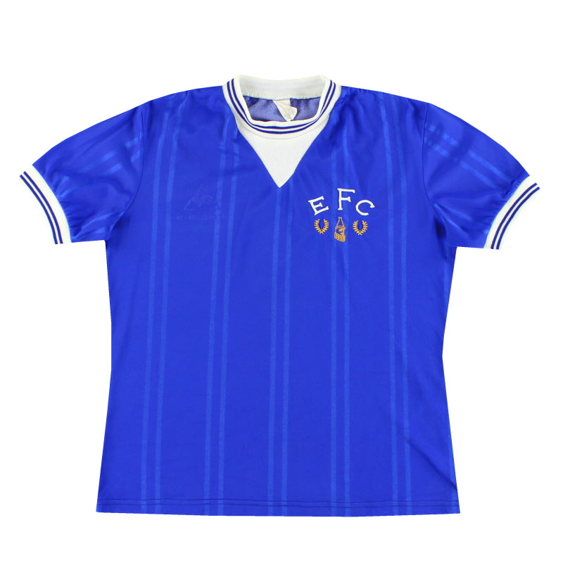 1983-85 Everton Le Coq Sportif Heimtrikot Y