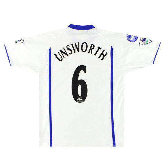 2002-03 Everton Puma Away Shirt Unsworth #6 S