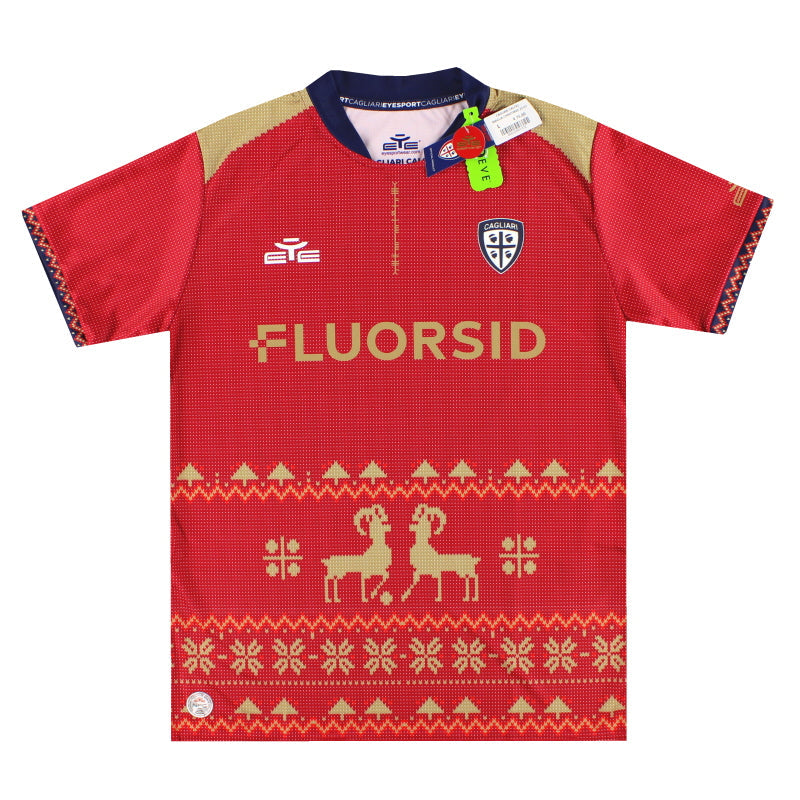 2022-23 Cagliari Weihnachtstrikot *OVP* L