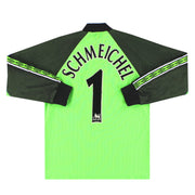 1998-99 Manchester United Umbro Torwarttrikot Schmeichel #1 J