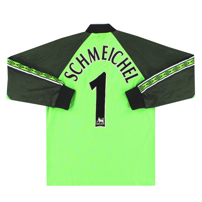1998-99 Manchester United Umbro Torwarttrikot Schmeichel #1 J