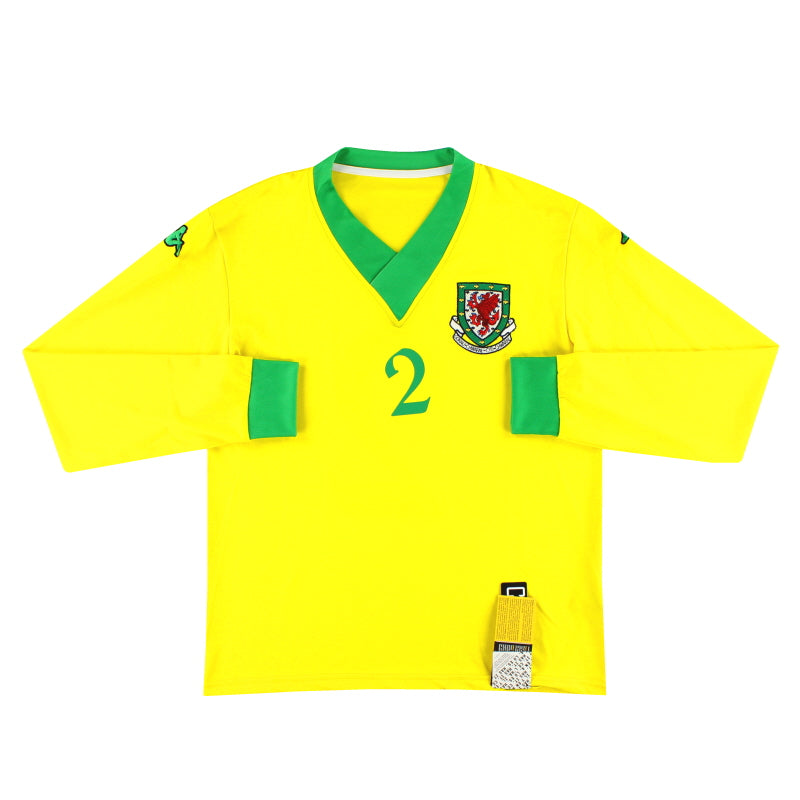 2006-07 Wales Kappa Auswärtstrikot „130 Jahre“ Spielertrikot #2 *m. Etikett* XL