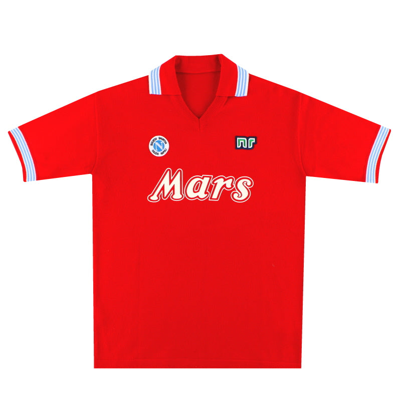 1988-90 Napoli Ennerre Neuauflage Drittes Trikot #10 (Maradona) L