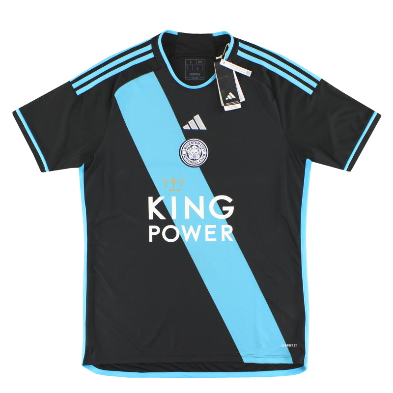 2023-24 Leicester adidas Auswärtstrikot *m/Etiketten* M
