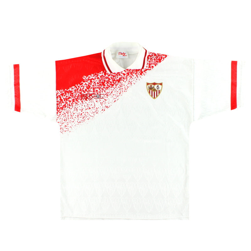 1993-94 Sevilla Heimtrikot *Neuwertig* L