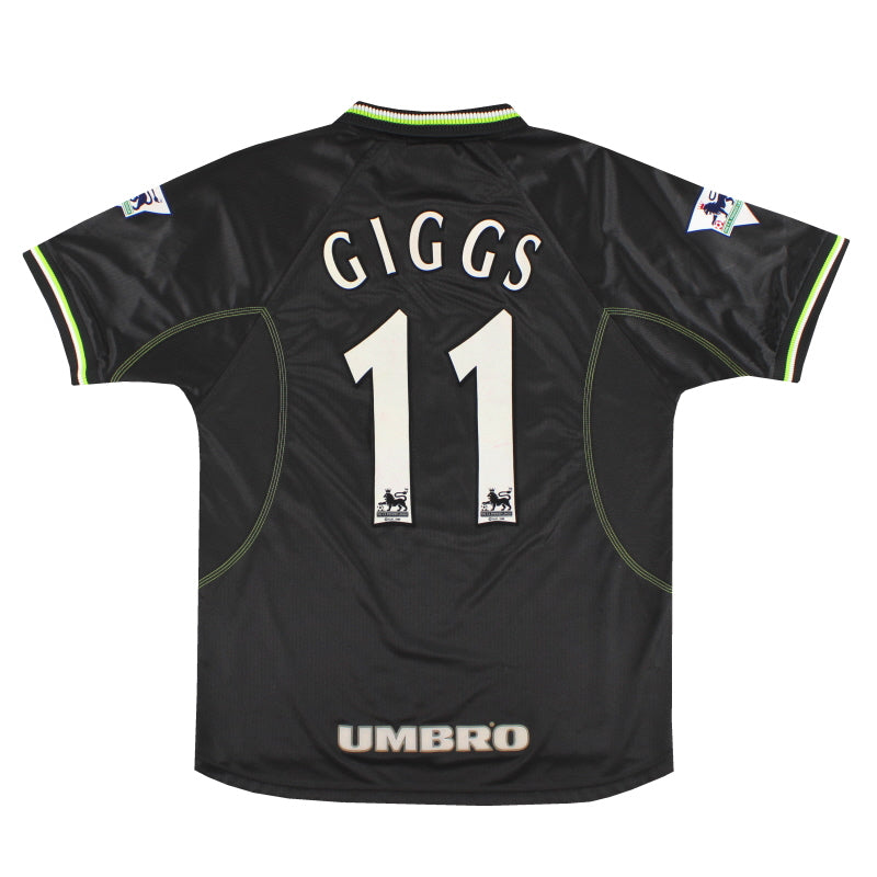1998-99 Manchester United Umbro Auswärtstrikot Giggs #11 L