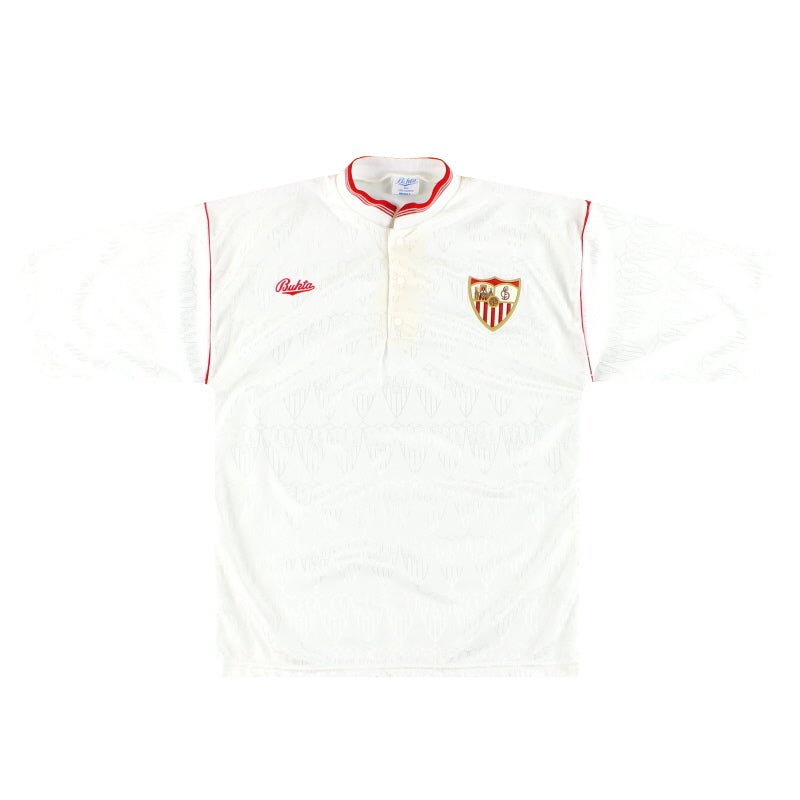 1990-92 Sevilla Bukta Heimtrikot *Neuwertig* M