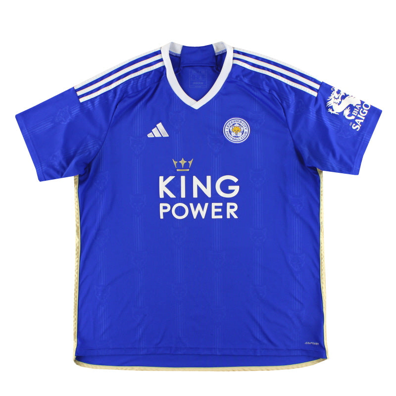 2023-24 Leicester adidas Heimtrikot XXL