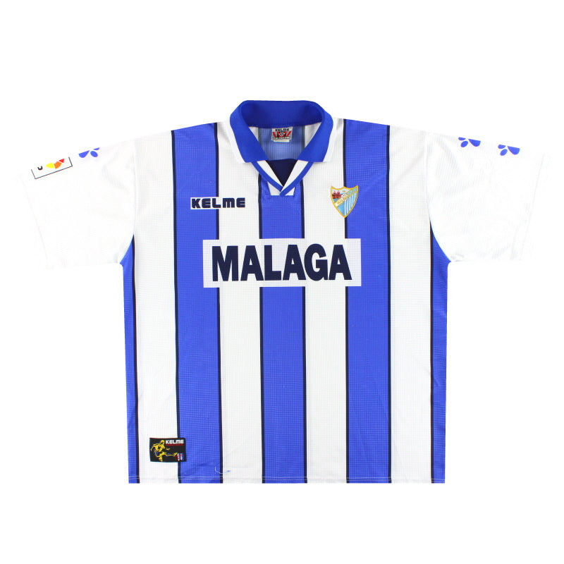 1998-99 Malaga Kelme Heimtrikot XL