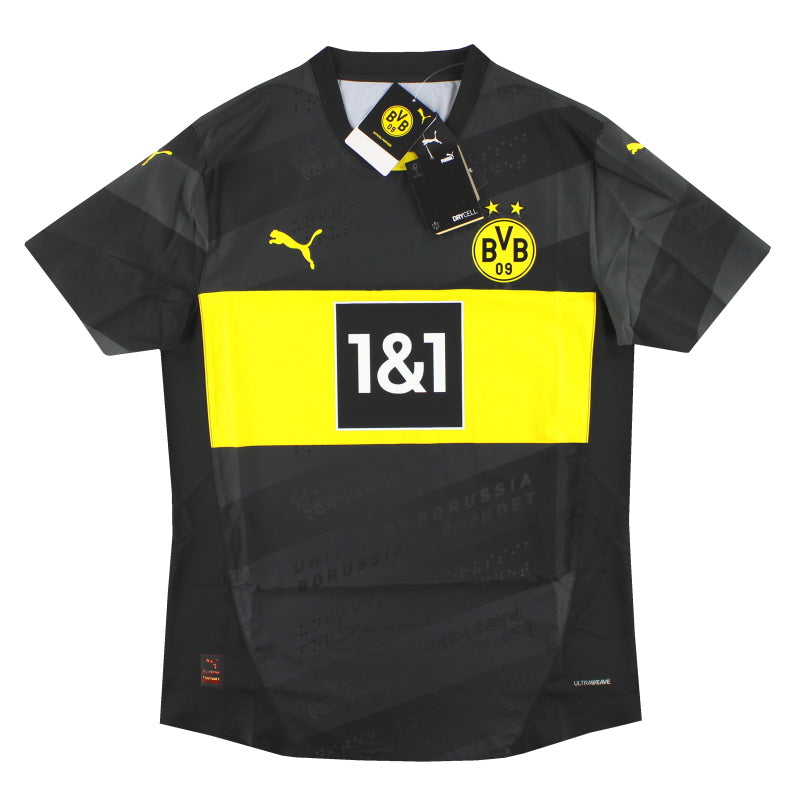 2024-25 Borussia Dortmund Puma Authentic Auswärtstrikot *Neu mit Etikett* L
