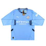 2024-25 Manchester City Puma Heimtrikot Langarm *neu mit Etiketten*