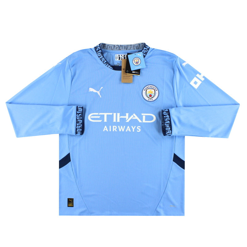 2024-25 Manchester City Puma Heimtrikot L/S *mit Etikett* XL