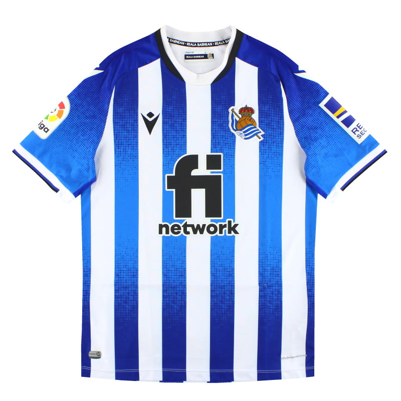 2021-22 Real Sociedad Macron Heimtrikot M