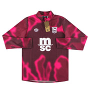 2024-25 Ipswich Umbro 1/4 Zip Aufwärm-Top *m/Etiketten* XL