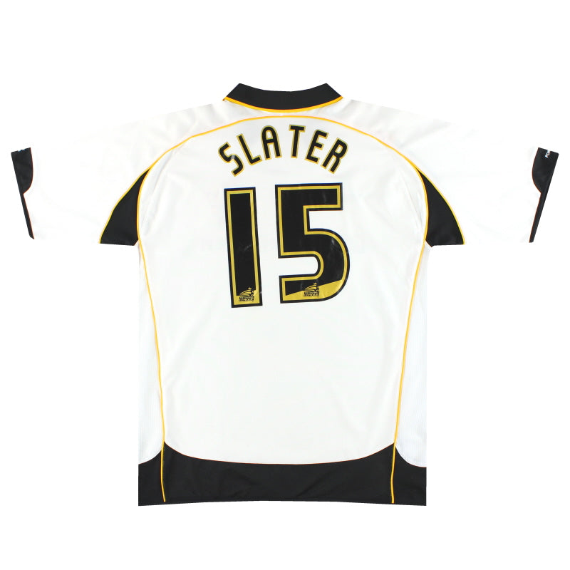 2007-08 Port Vale Vandanel Heimtrikot Slater #15 XL