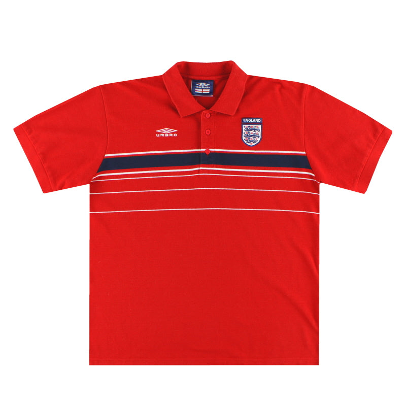 2001-03 England Umbro Poloshirt L