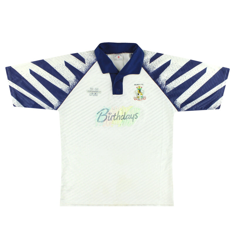 1993-94 Bury Matchwinner Heimtrikot L