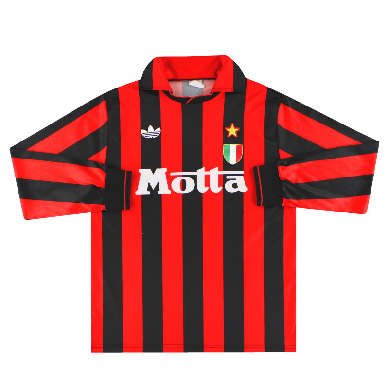 1992-93 AC Mailand adidas Heimtrikot Langarm