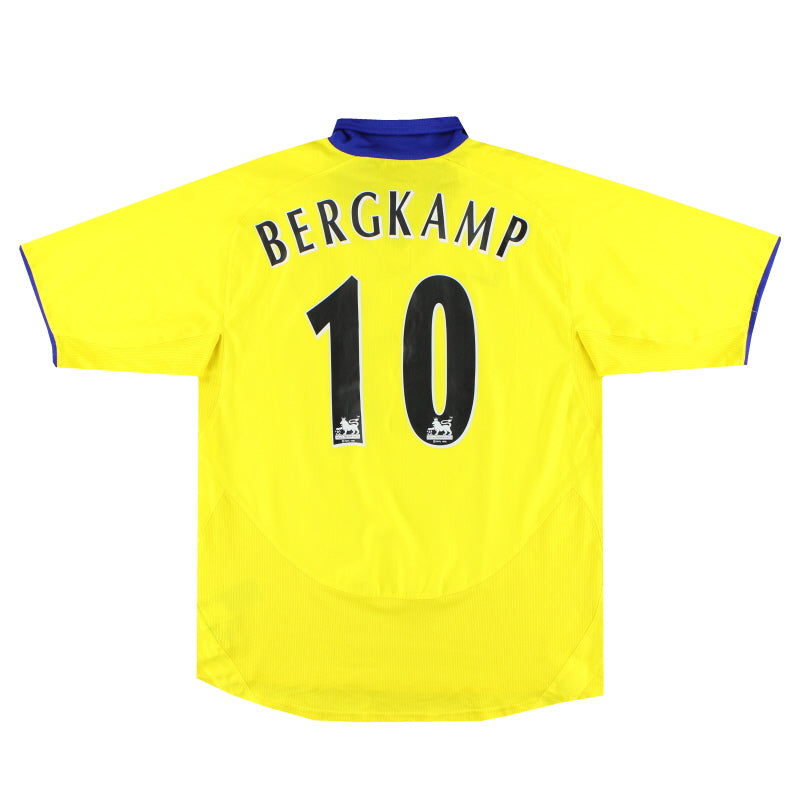 2003-05 Arsenal Nike Auswärtstrikot Bergkamp #10 XL