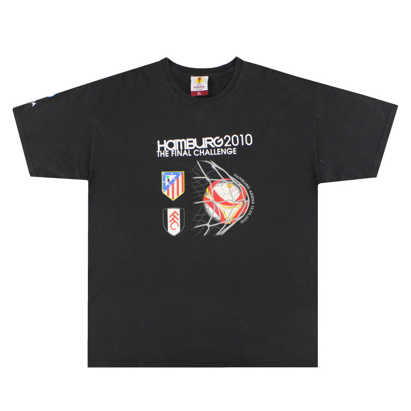 2010 UEFA Europa League Finale Grafik-T-Shirt XL