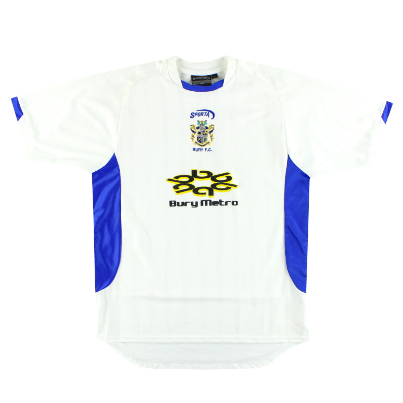 2003-04 Bury Heimtrikot XL