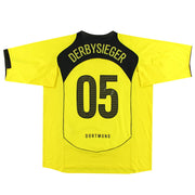2004-05 Borussia Dortmund Nike Heimtrikot Derbysieger #05 XXL