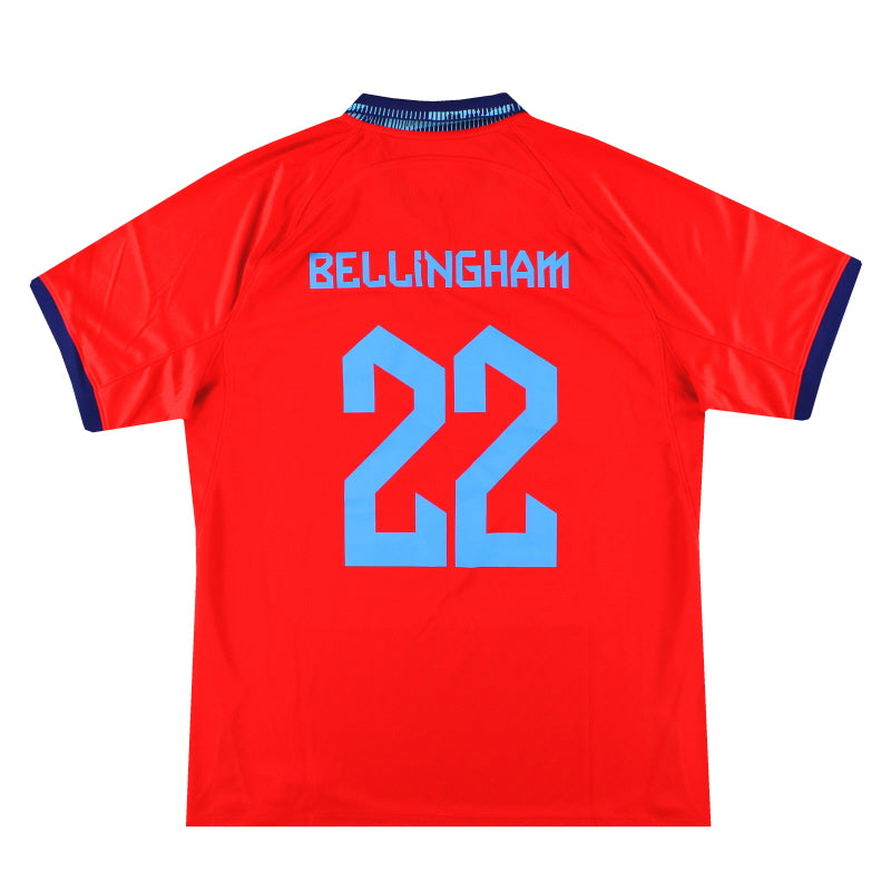 2022-23 England Nike Auswärtstrikot Bellingham #22 *neu mit Etikett* L