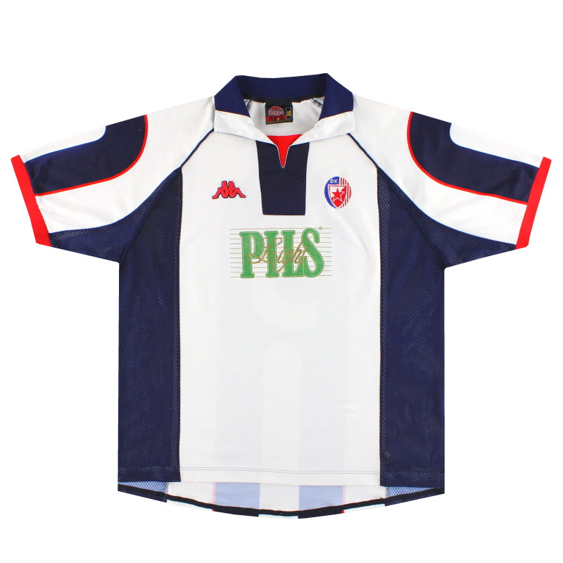 1998-00 Roter Stern Belgrad Kappa Auswärtstrikot #5 XL