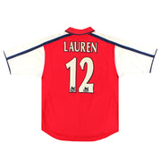 2000-02 Arsenal Nike Heimtrikot Lauren #12 L