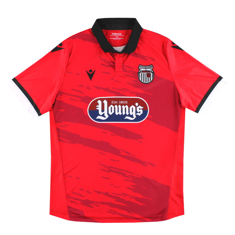 2021-22 Grimsby Town Macron Ausweichtrikot XXL