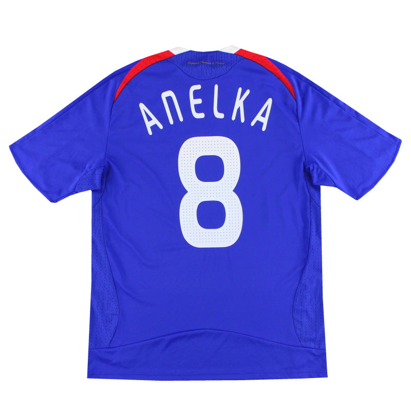 2007-08 Frankreich adidas Heimtrikot Anelka #8 M