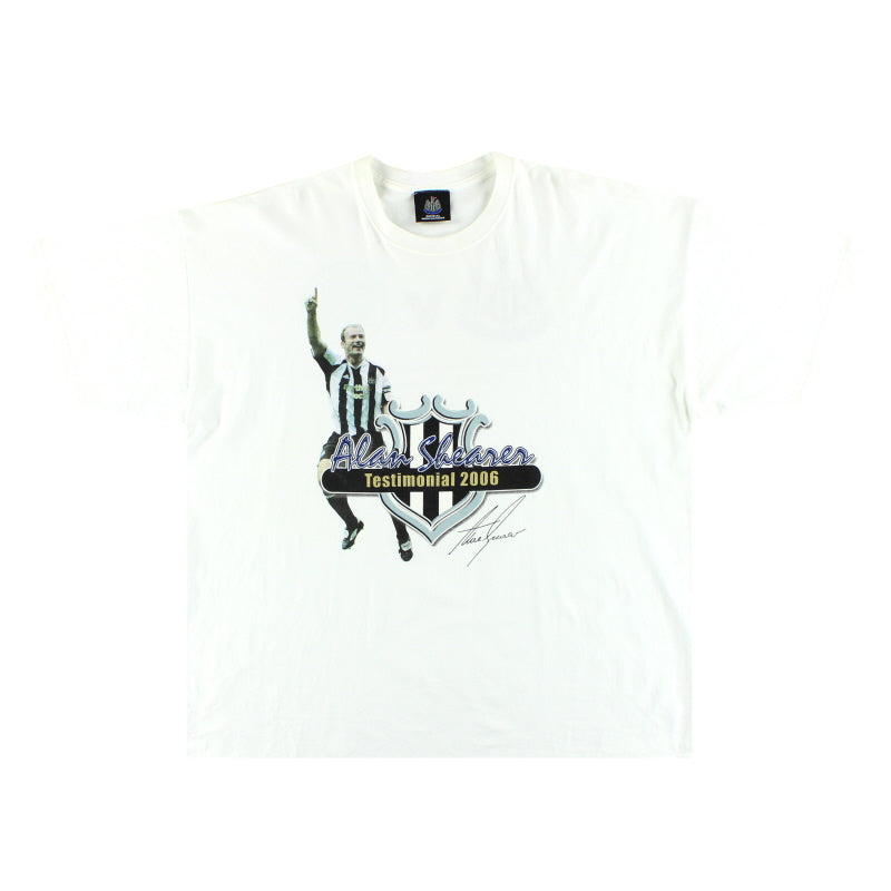 2006 Newcastle „Alan Shearer's Testimonial“ Grafik-T-Shirt XXL