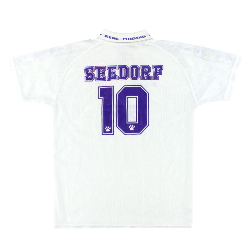 1996-97 Real Madrid Kelme Heimtrikot Seedorf #10 J
