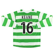 2005-07 Celtic Nike Heimtrikot Keane #16 Langarm M