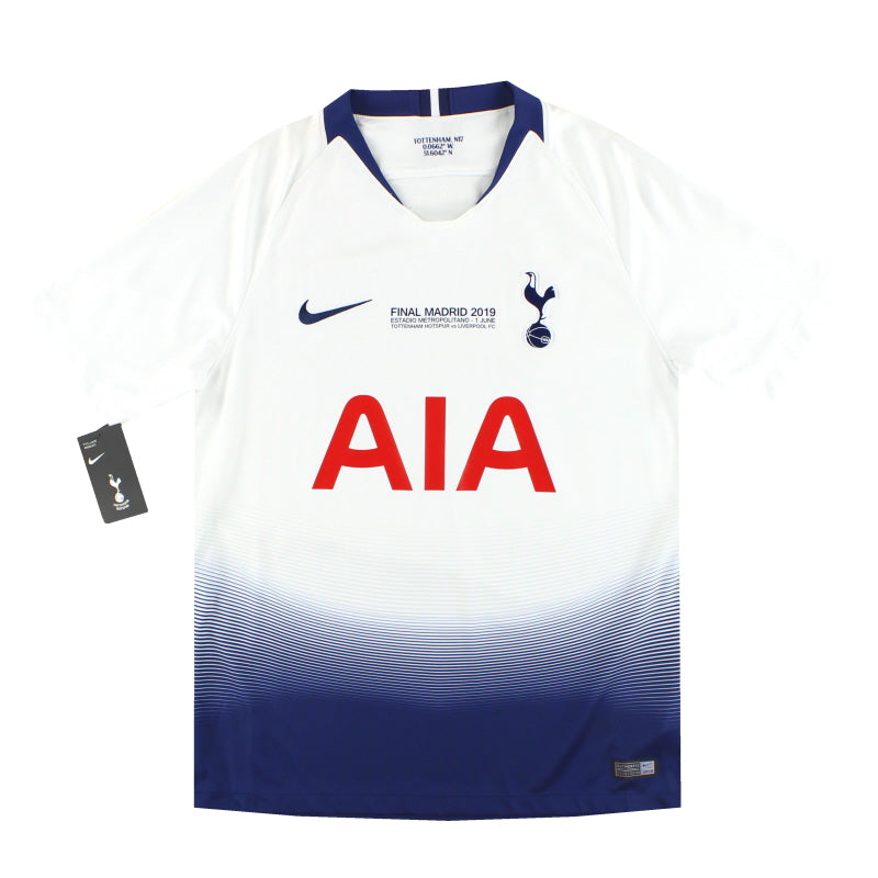2018-19 Tottenham Nike Heimtrikot 'Finale Madrid' *m. Etiketten* M